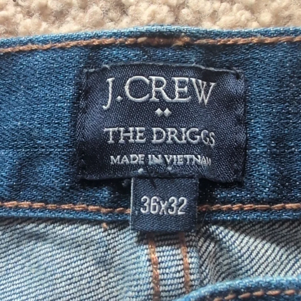J.Crew The Driggs Mens Straight Leg Jeans Size 36 X32